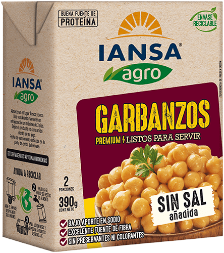 Legumbres Listas: Garbanzos listos para servir