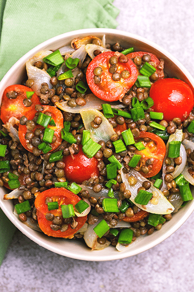 Ensalada de lentejas