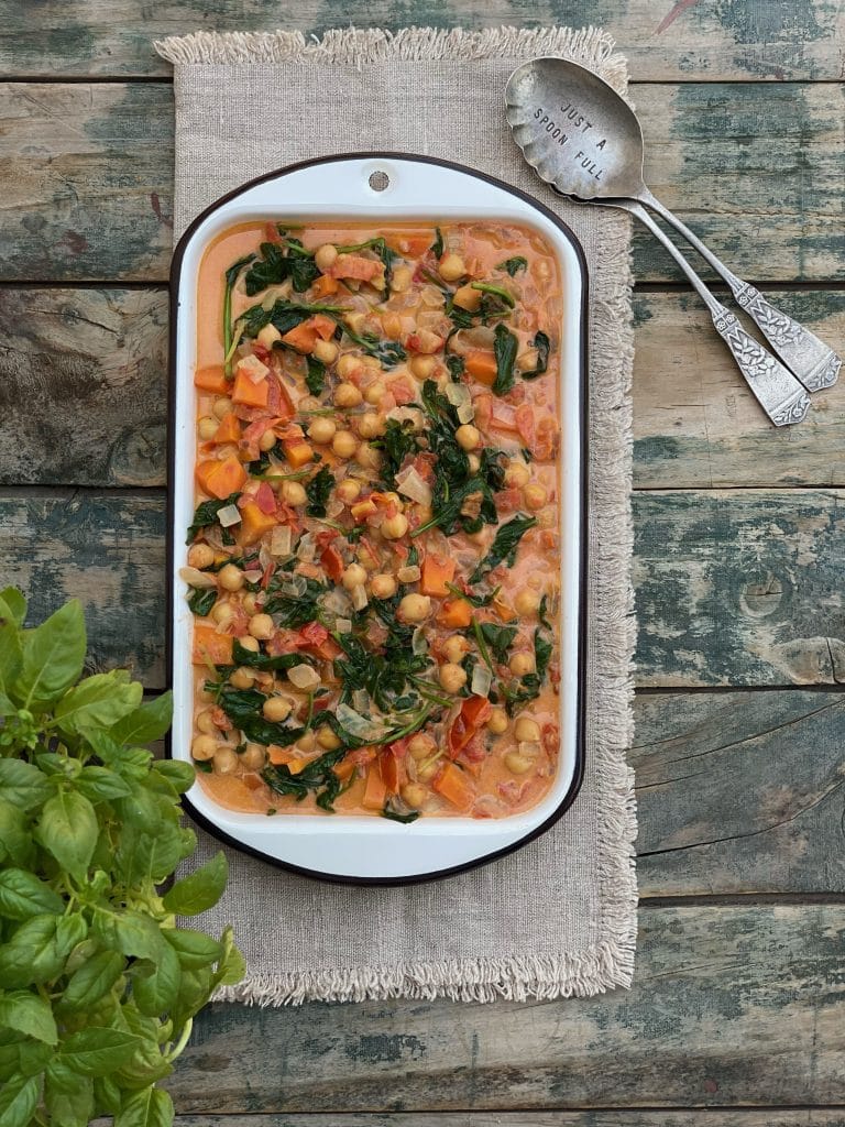 Guiso de garbanzos y espinacas @polinenlacocina