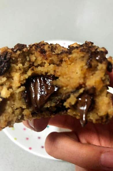 Blondies de Garbanzos por @cocinandoandox2