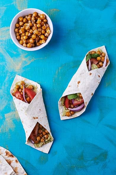 Wraps veganos con porotos negros @genoveva_tenaillon