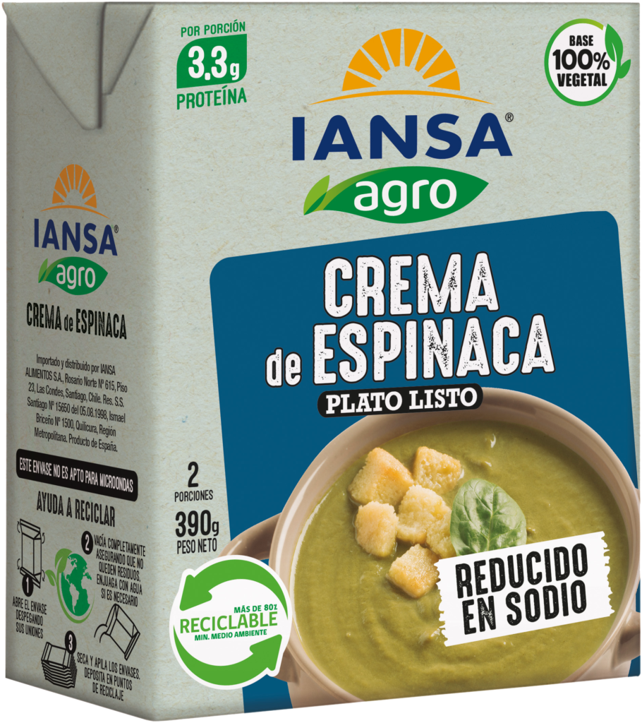 Crema de Espinaca
